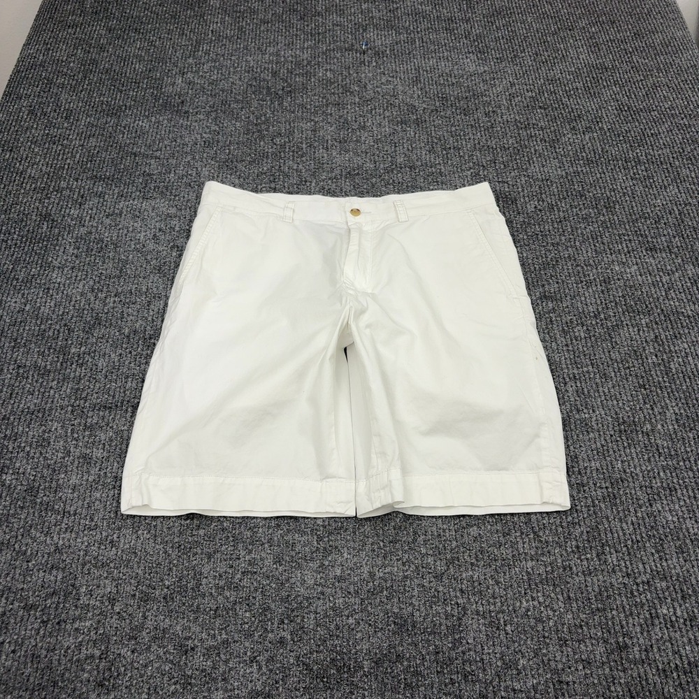 Polo Ralph Lauren Shorts Mens 34 White Cotton Chino Classic Preppy Casual